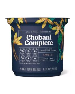 Chobani Complete Vanilla Greek Yogurt