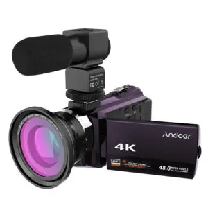 Home 19 Andoer 4K 1080P 48MP WiFi Digital Video Camera