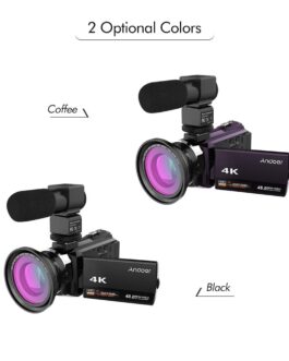 Andoer 4K 1080P 48MP WiFi Digital Video Camera