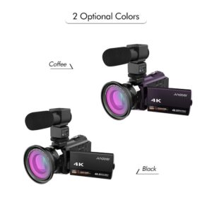 Andoer 4K 1080P 48MP WiFi Digital Video Camera