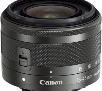Canon EF-M 15-45mm f/3.5-6.3 IS STM Lens (Graphite)