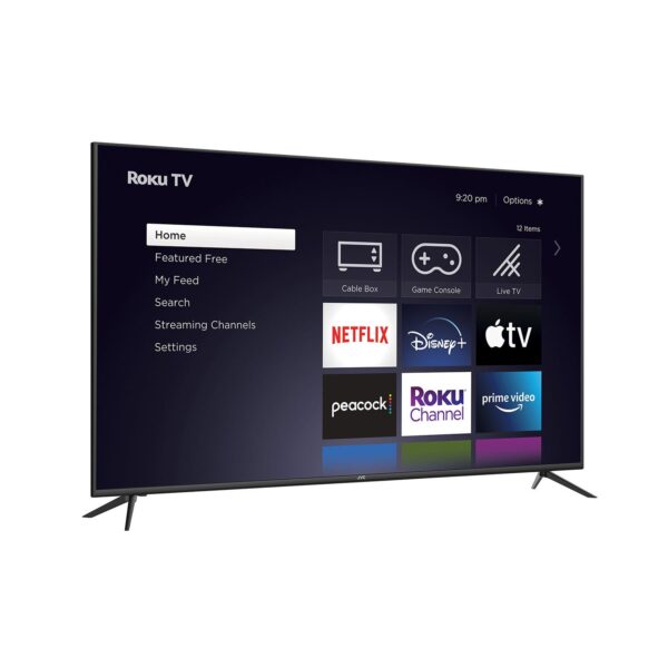 JVC 70 inch Class 4K UHD 2160p Roku Smart TV – Image 2