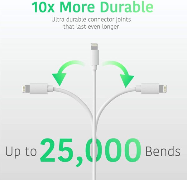 TalkWorks iPhone Charger Lightning Cable 10ft Long – Image 3