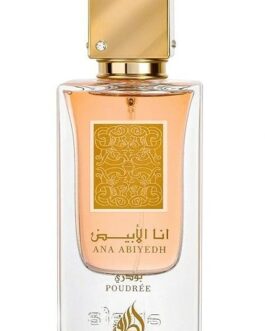 Lattafa Perfumes Ana Abiyedh Poudree for Women Eau de Parfum Spray, 2.0 Ounce / 60 ml