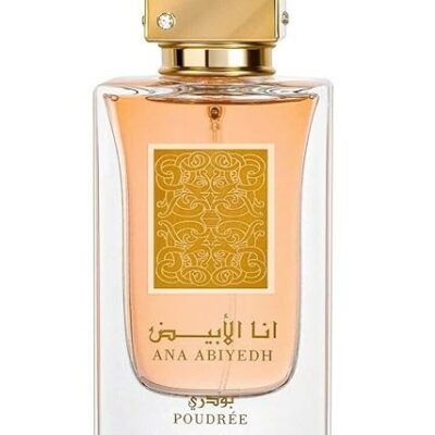 Lattafa Perfumes Ana Abiyedh Poudree for Women Eau de Parfum Spray, 2.0 Ounce / 60 ml