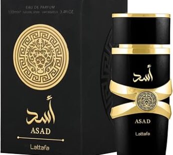 Lattafa Asad Luxury Long Lasting Perfume Refreshing Oud and Musk Fragrance 100ml Unisex
