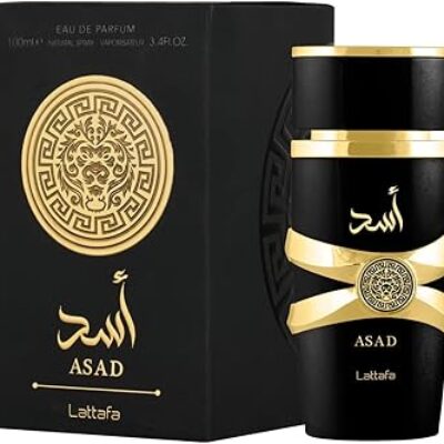 Lattafa Asad Luxury Long Lasting Perfume Refreshing Oud and Musk Fragrance 100ml Unisex