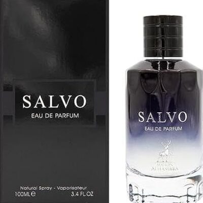 Roll over image to zoom in Maison Alhambra Salvo for Men Eau de Parfum Spray, 3.4 Ounces / 100 ml