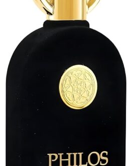Maison Alhambra Lattafa Philos Opus Noir for Unisex Eau de Parfum Spray, 3.4 Ounce / 100 ml