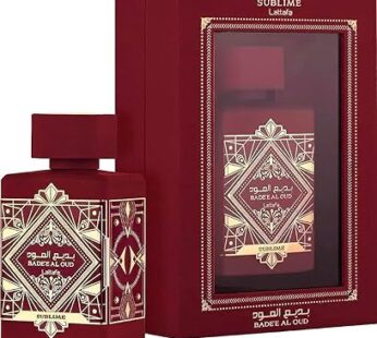 Lattafa Badee Al Oud Sublime Eau de Parfum Spray for Unisex, 3.4 Ounce