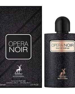 ALHAMBRA OPERA NOIR EAU DE PARFUM, 100ml | LUXURY LONG LASTING FRAGRANCE | PREMIUM IMPORTED FRAGRANCE SCENT FOR MEN AND WOMEN | PERFUME GIFT SET