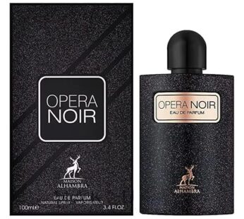 ALHAMBRA OPERA NOIR EAU DE PARFUM, 100ml | LUXURY LONG LASTING FRAGRANCE | PREMIUM IMPORTED FRAGRANCE SCENT FOR MEN AND WOMEN | PERFUME GIFT SET