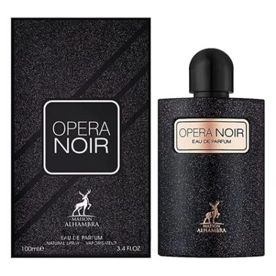 ALHAMBRA OPERA NOIR EAU DE PARFUM, 100ml | LUXURY LONG LASTING FRAGRANCE | PREMIUM IMPORTED FRAGRANCE SCENT FOR MEN AND WOMEN | PERFUME GIFT SET