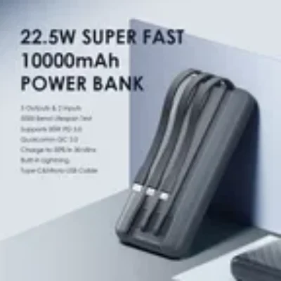 Batterie externe Oraimo Slice Link Pro 10000 mAh 22,5 W