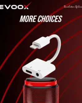 REVOOX Adapter Lightning to 3.5mm Jack+Lightning RA-L02