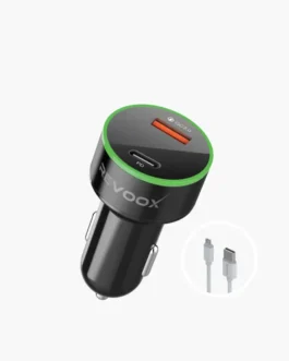 REVOOX Type-C & USB 15W Car Charger + RCC-PC01 Type-C Cable
