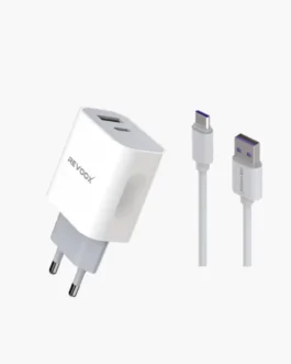 REVOOX Charger USB + PD port 20W with Cable Type-C