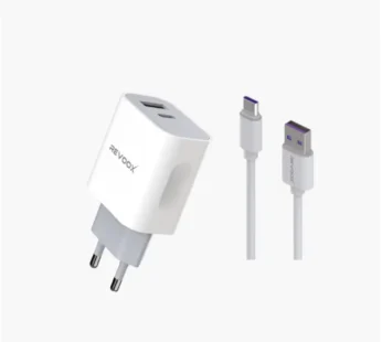 REVOOX Charger USB + PD port 20W with Cable Type-C