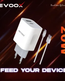 REVOOX Charger USB + PD port 20W with Cable Type-C