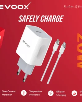 REVOOX Charger PD 20W with Cable Type-C to Lightning