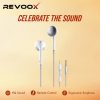 REVOOX Earphones Jack 3.5 mm RE-E09 écouteurs filaires